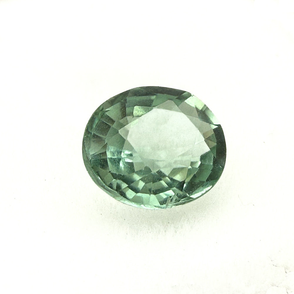 Blue Green Nigerian Tourmaline - Oval - .76ct