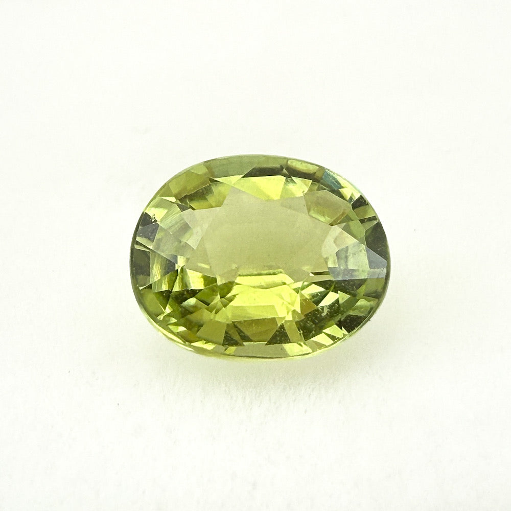 Green Apple Nigerian Tourmaline - Oval - .92ct