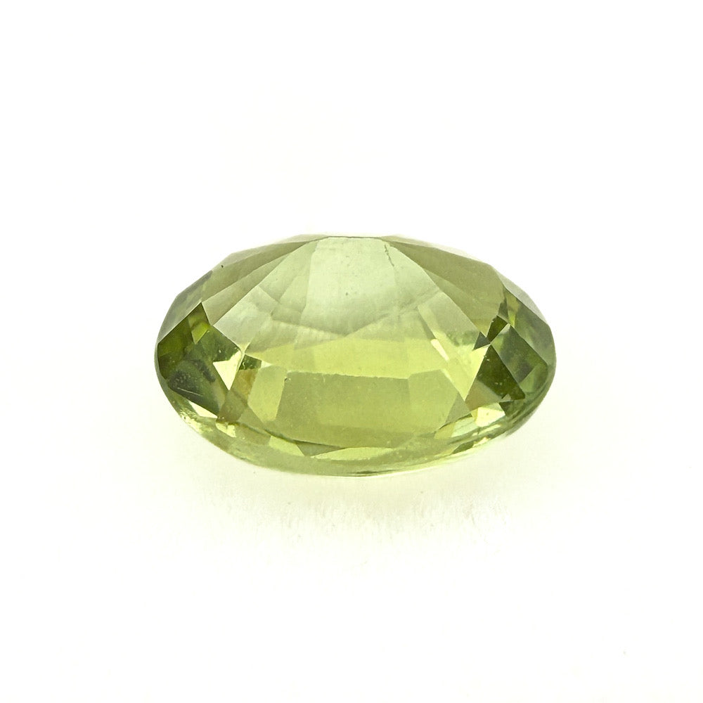 Green Apple Nigerian Tourmaline - Oval - .92ct