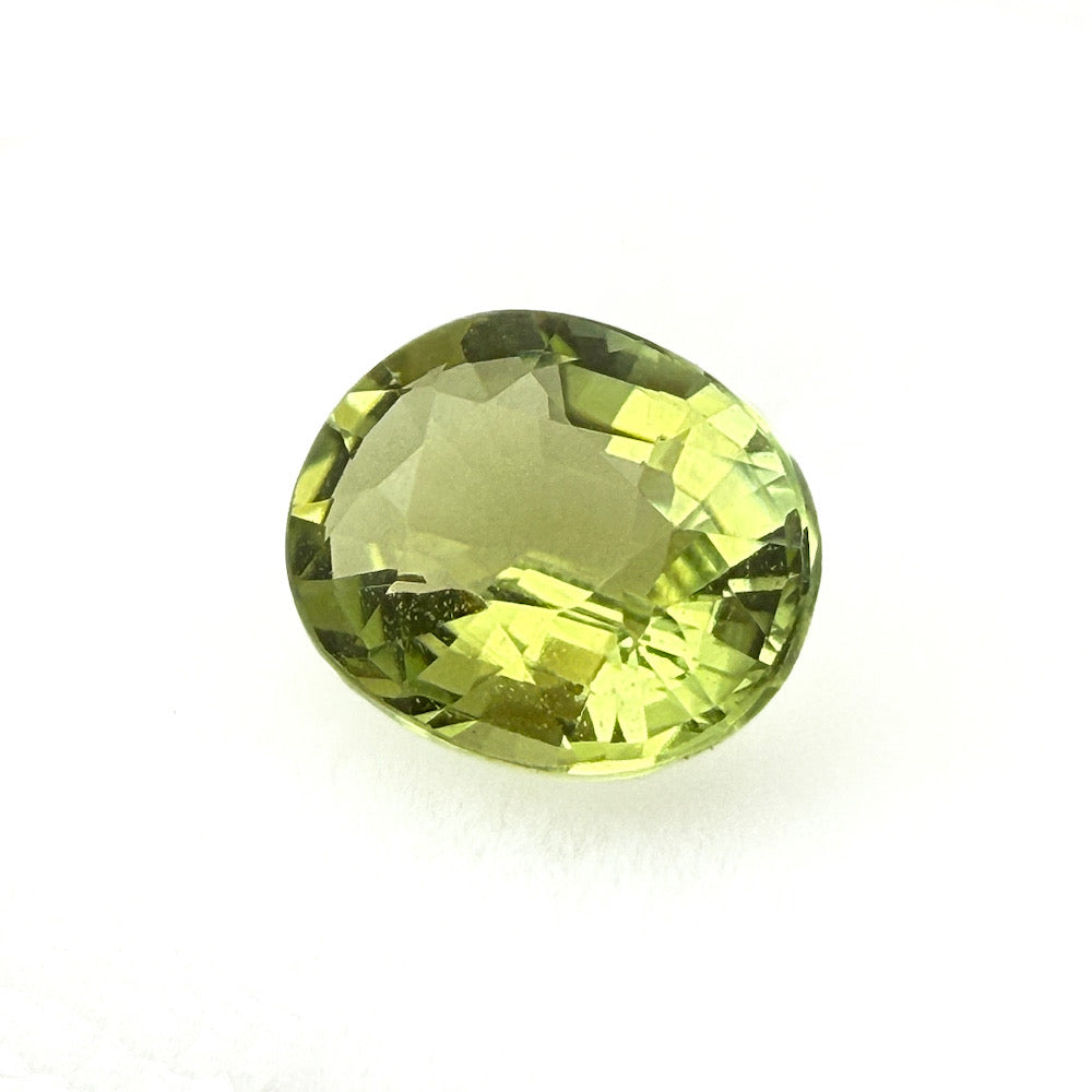 Green Apple Nigerian Tourmaline - Oval - .92ct