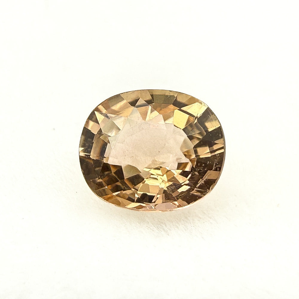 Peach Champagne Nigerian Tourmaline - Oval - .78ct
