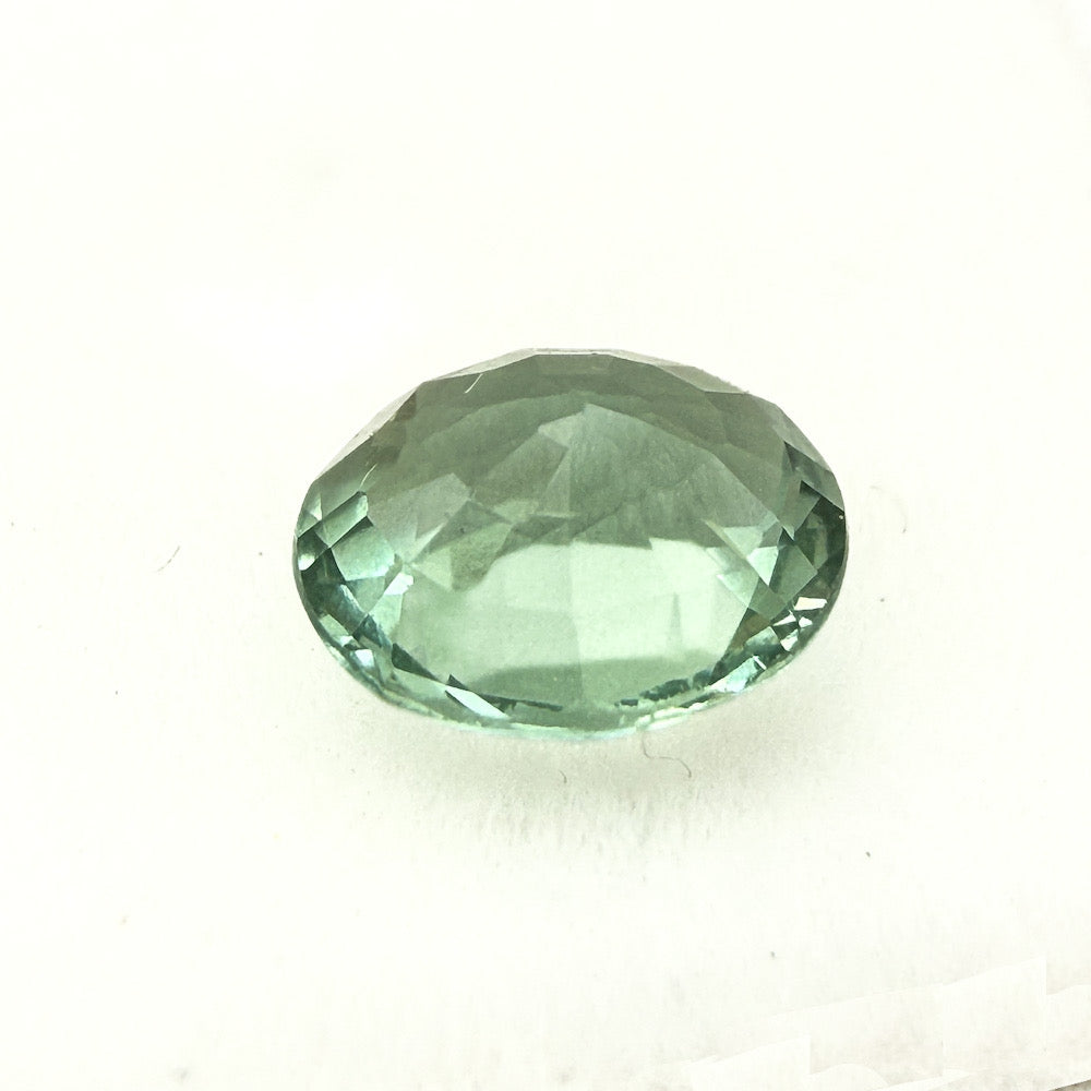 Blue Green Nigerian Tourmaline - Oval - .76ct
