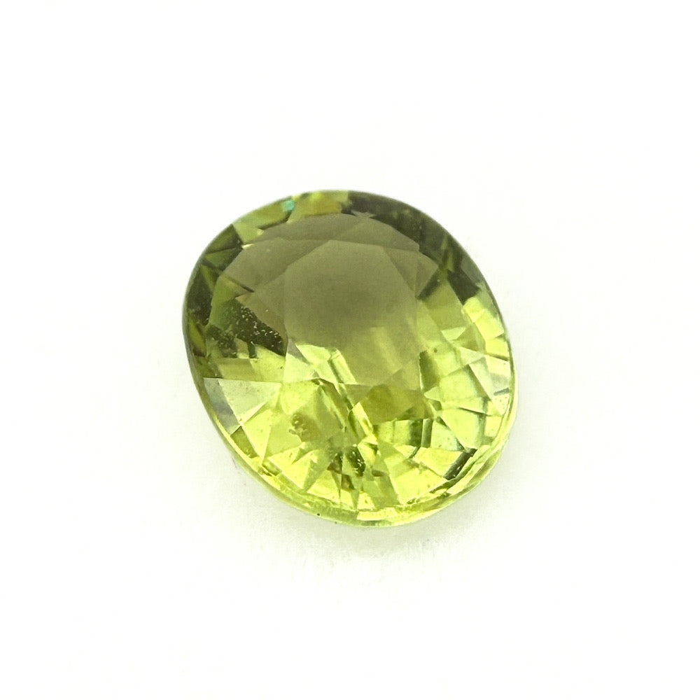 Green Apple Nigerian Tourmaline - Oval - .92ct