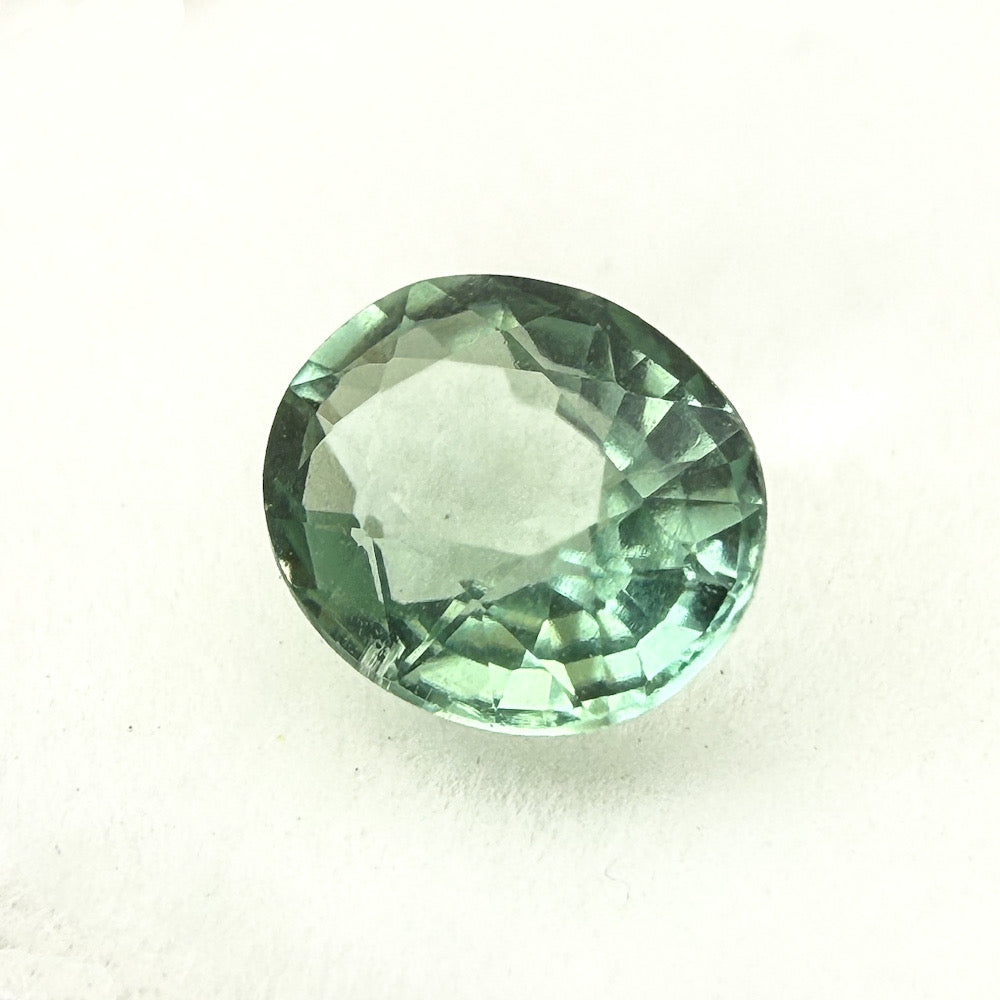Blue Green Nigerian Tourmaline - Oval - .76ct