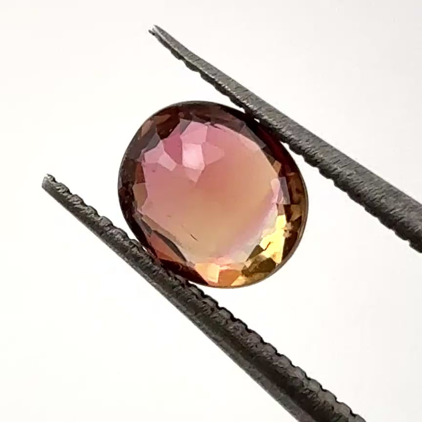 Golden Amber Nigerian Tourmaline - Oval - .95ct