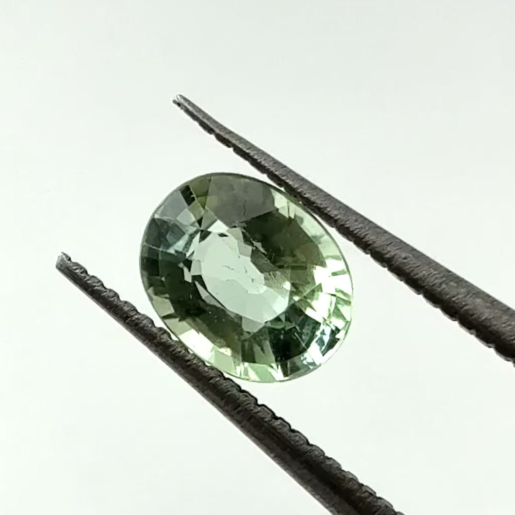 Mint Green Nigerian Tourmaline - Oval - .89ct