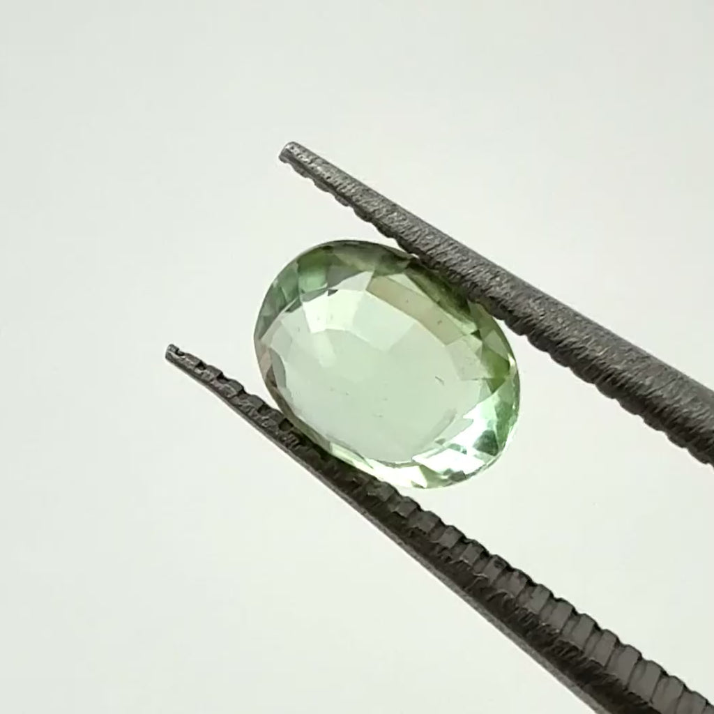 Mint Green Nigerian Tourmaline - Oval - .89ct